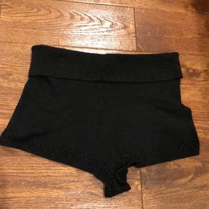 Block Knit Warm Up Shorts